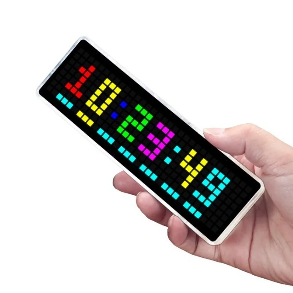 Electronic RGB LED Clock Featuring Music For Spectrum Visualization Transparent Case and Multi Mode Timer Function