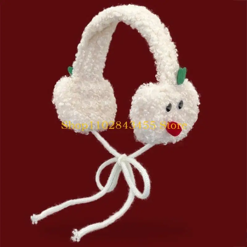 49MC Trendy Foldable Ear Covers Stylish Winter Earmuffs Unisex School Ear Warmer