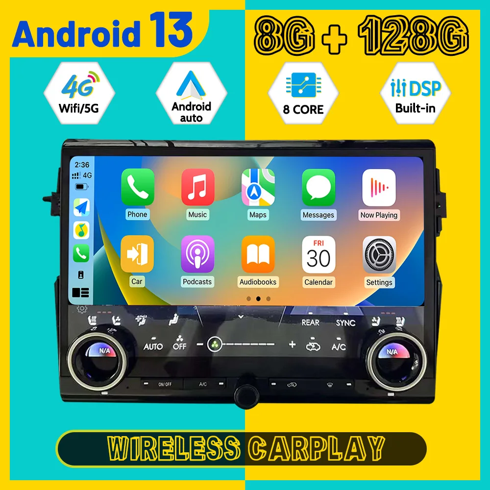 15 Inch For For Toyota Land Cruiser FJ 2007-2022 Touch Screen Android 13 Multimedia Player Car GPS Navigation Radio Head Unit