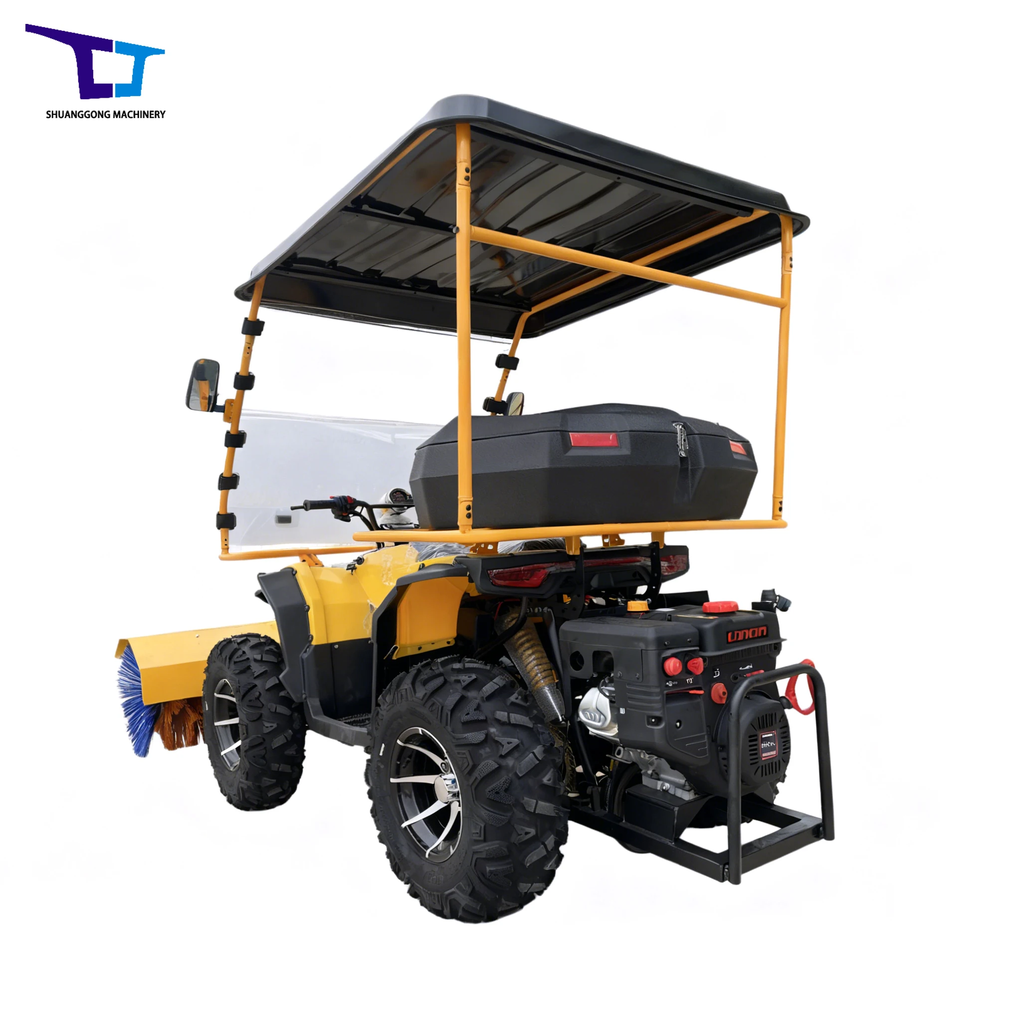 High Efficiency Snow Blower Winter Four-Wheel Tracked Engine 25.2 HP