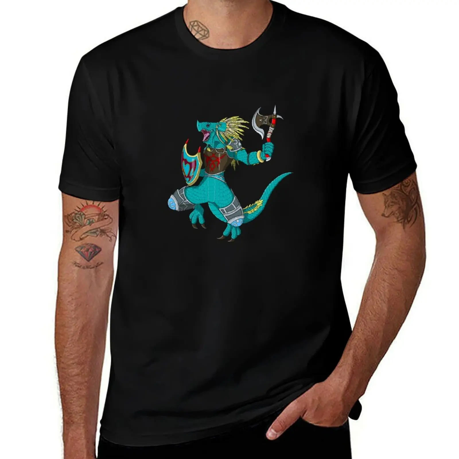 

Lizard Man (Soul Calibur) T-Shirt Short sleeve tee anime shirt Luxury man mens graphic t-shirts big and tall