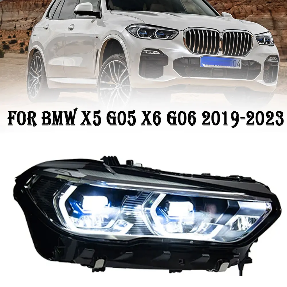 Car Lights For BMW X5 G05 X6 G06 2019-2023 Headlight LED Projetor head Lamp Daytime Running Light Automotive Accessories