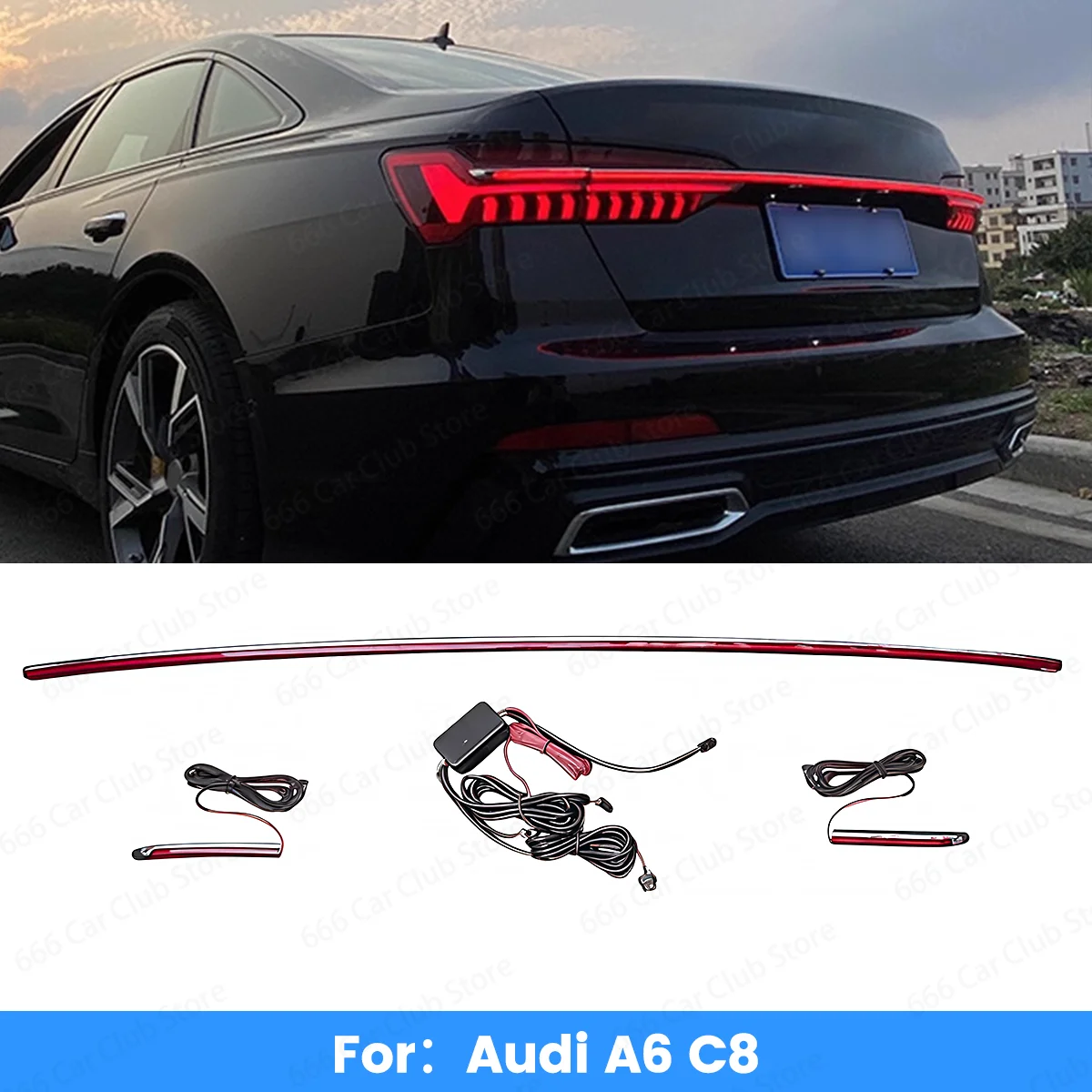 

Car Tail Light For Audi A6 A6L C8 2019-2024 Dynamic Flowing Light Tail Lamp Exterior Auto Parts for Enhanced Vehicle Appeal