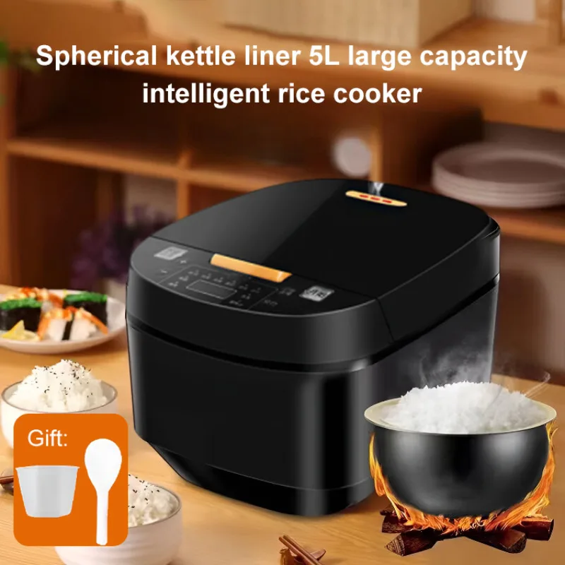 220V household Intelligent Rice Cooker Multifunctional 4-5 people Reservation Inner Timer 5L large capacity electric rice cooker