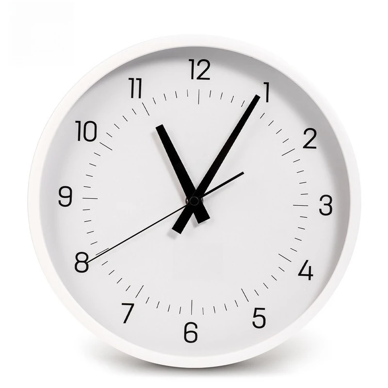 

10-Inch wall clock, simple and stylish living room clock, modern bedroom quartz