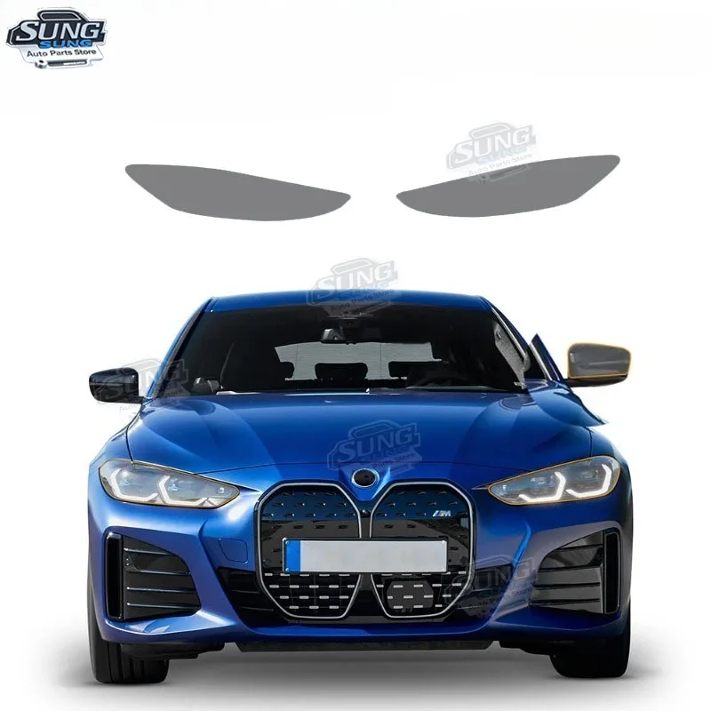 

TPU for BMW i4 g26 2022 2023 Paint Protection Film Side Car Rearview Front Headlight Special Transparent Black Car Accessories