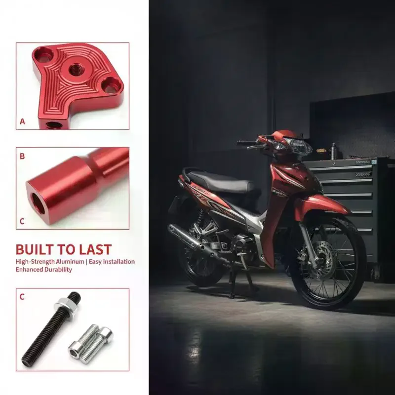 CNC Machined Aluminum Timing Chain Tensioner Low Maintenance Wearproof for WAVE125 Motorcycle Daily Repair Use