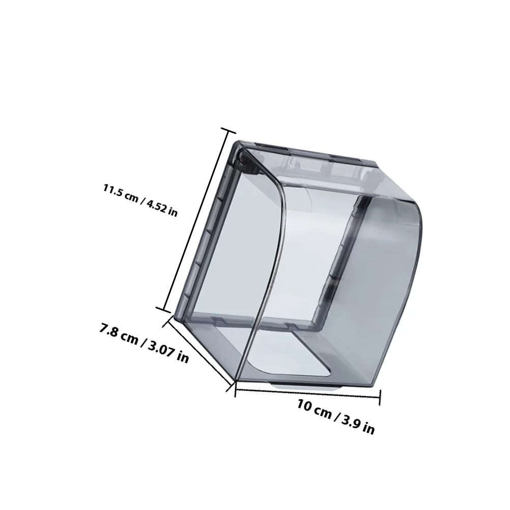 3Pcs Waterproof Outlet Cover Outdoor Electrical Box Transparent Design for Easy Installation and Protection Outlet Cover Outdoor