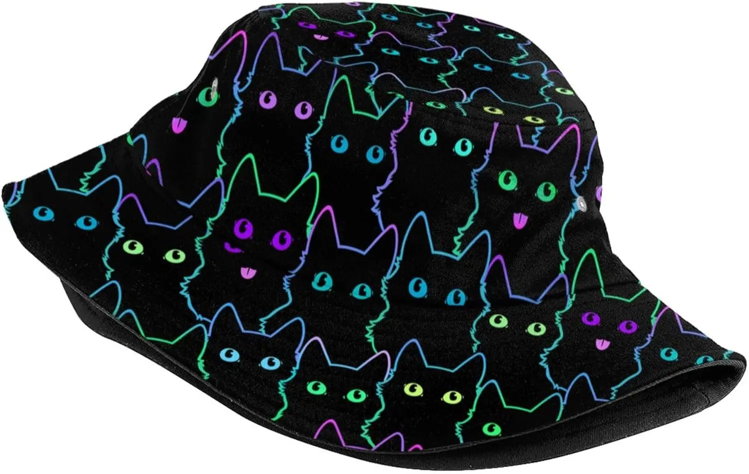 Bucket Hat for Women Men Funny Halloween Hats Packable Outdoor Fisherman Hats Caps Unisex 2