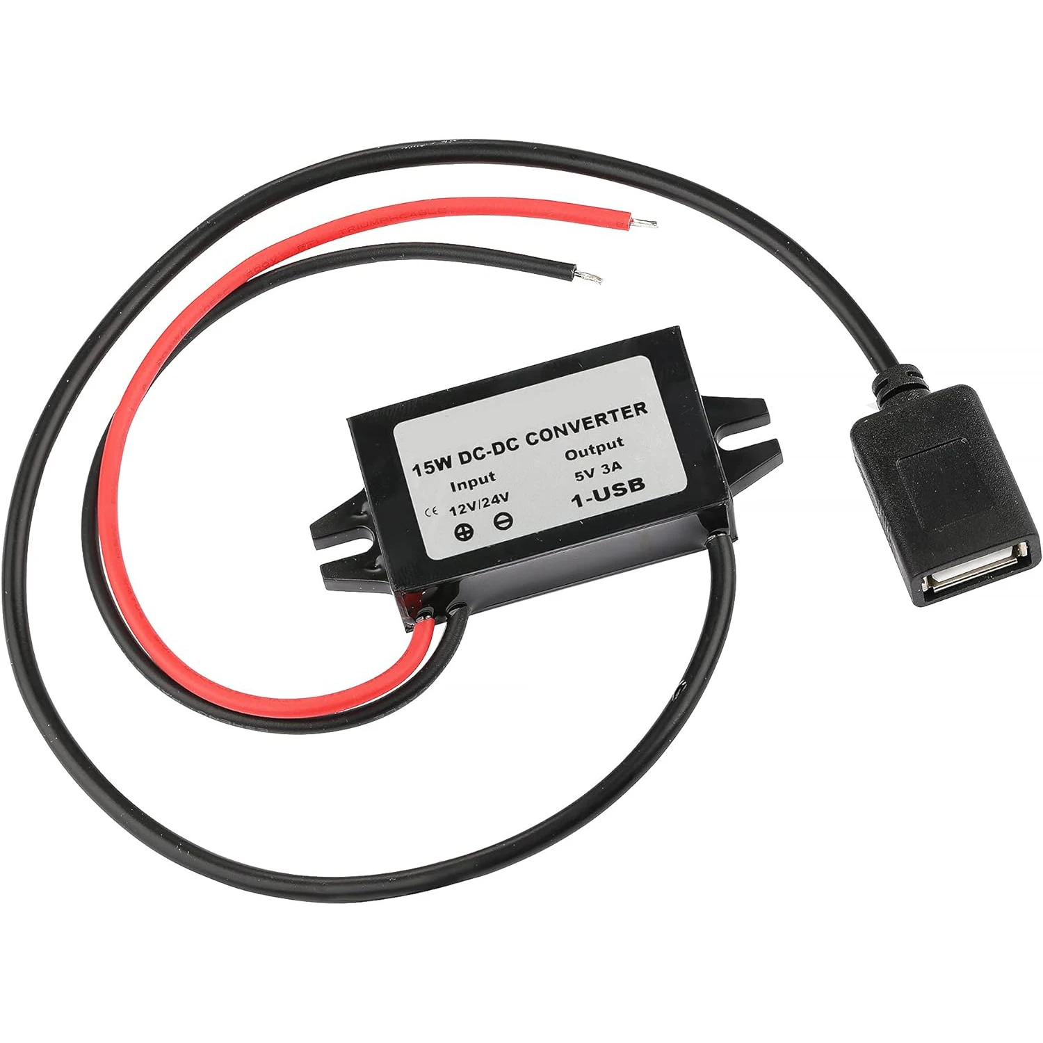 Waterdichte 12V naar 5V Converter DC-DC Step Down Module Power Adapter USB-A Vrouwelijke/Type C/dual USB/open Draad Connector - afbeelding 1