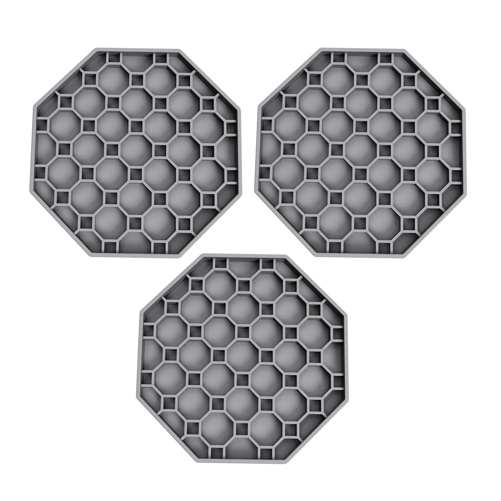 Silicone Coaster Large Size Anti Slip Heat-resistant Coaster Easy To Clean Desktop Cup Pad For Coffee Cups And Plates