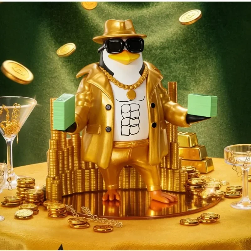 Official PLZDOT Elegant Connoisseur Tasting In Progress Series Blind Box Art Figure Abstract Ornament Penguin Collectible Gift