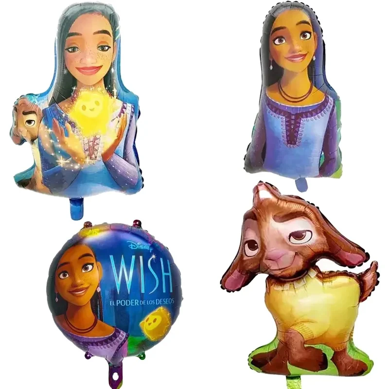 New Disney Wish Foil Balloon Birthday Party Decoration Wish queen sheep Foil Balloon Baby Shower Kids Toys Gift