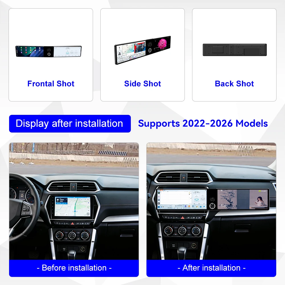 12.3 Inch Screen Car Radio For Suzuki Vitara 2022-2026 Android GPS Navigation Multimedia Video Player Stereo Receiver Head Unit