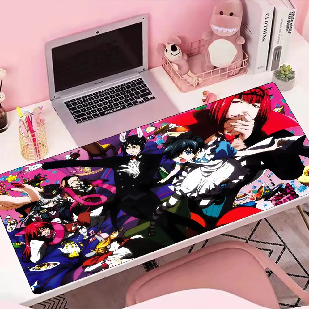 Cartoon animation B-Blacks Butlers  Mouse Pad Gamer Mousepad, 900x400,Deskmat, Computador,Tapete de Mesa,Gaming Mats,PC Acessori