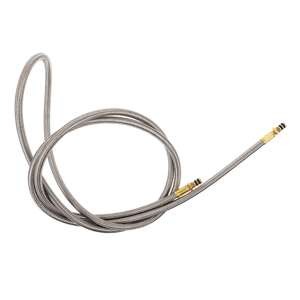 موقد اتصال أنبوب الموقد تمديد خرطوم الفولاذ المقاوم للصدأ دائم التخييم في الهواء الطلق شواء ملحق موقد خارجي تمديد خرطوم