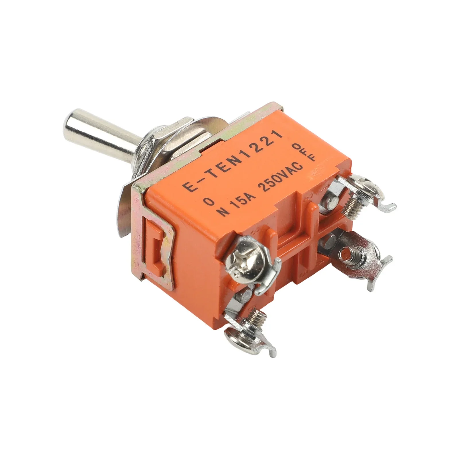 Industrial Grade 4-Pin 2-Position For For Toggle Switch For Equipment With 250VAC 15A Specifications 12.2mm Mounting Diameter