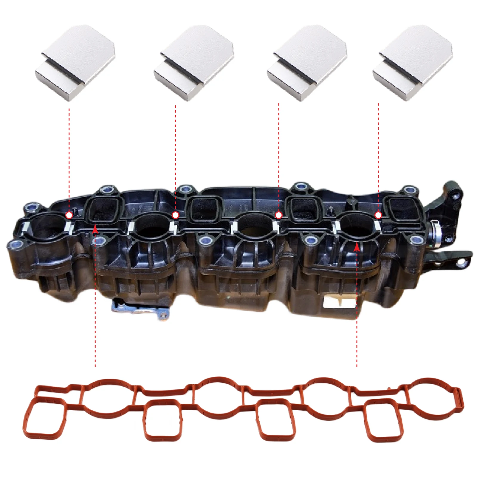 For VW AUDI Seat Skoda VAG 2.0 TDI CR engines from 2008 - 2014 Swirl Flap Gasket Kits P2015
