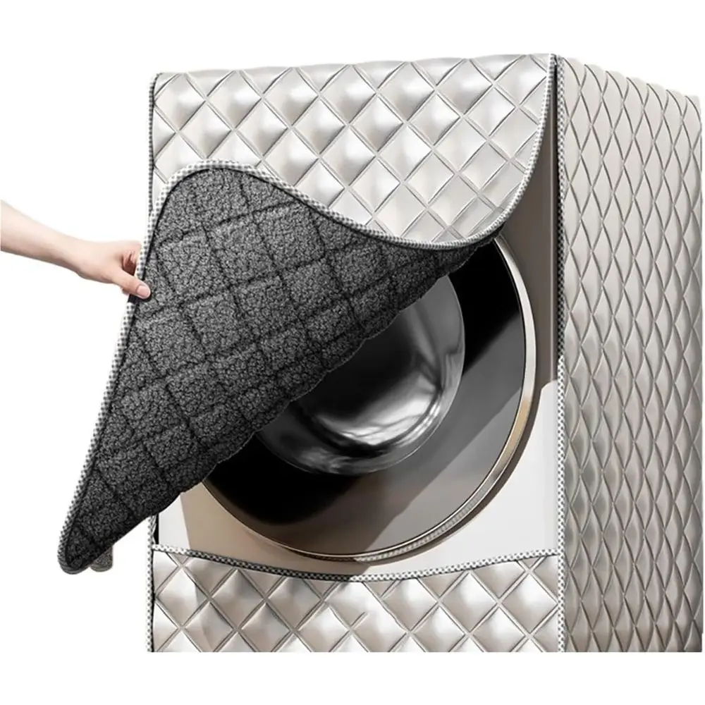 

Утолщенный чехол для стиральной машины и сушильной машины, водонепроницаемый, солнцезащитный, пылезащитный защитный чехол (цвет 1, 65x60x85 см)