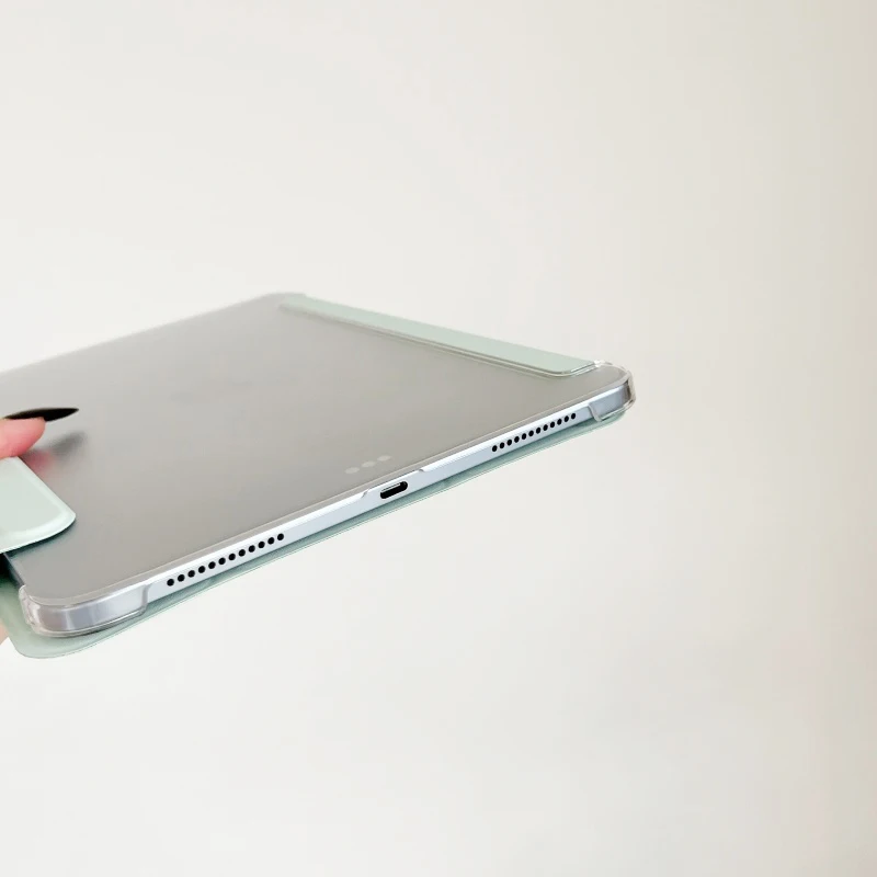 حافظة لجهاز iPad Air Pro 4 5 6 7 8 9 10th 11th Generation 2024 2025 10.9 10.2 11 بوصة حافظة شفافة غطاء لوحي