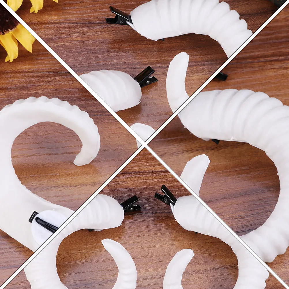 กิ๊บติดผมรูปเขาแกะ น้ำหนักเบา สำหรับงานฮาโลวีน คอสเพลย์ เทศกาล งานแฟนซี ตกแต่งทรงผม