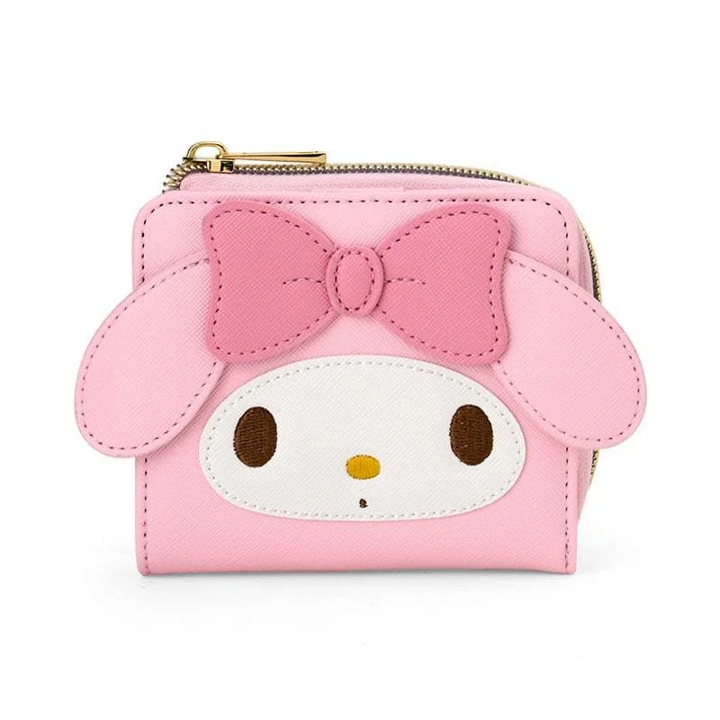 

2025 Sanrio Hello Kitty Cute Wallet, Cinnamoroll Card Bags, My Melody Coin Purses, PU Short Kuromi Pouch Keychains