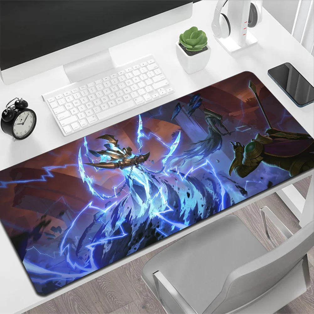 Tapis de souris League of ATIONS End Xerath Large Gaming, tapis de souris, PC Gamer, ordinateur, grand, sous-marin, média, clavier, bureau, polymères