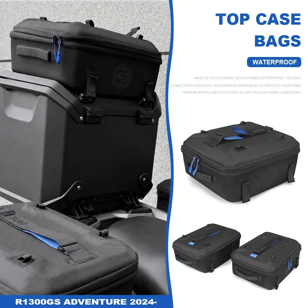 

For BMW R1300GS Adventure Top Bag 2024 2025 2026 R1300 GS ADV Motorcycle Top Case Waterproof Luggage Box Tail Bag Side Bags