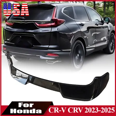 Rear Roof Spoiler Wing For Honda CR-V CRV 2023 2024 2025 M Style Car Rear Trunk Top Wing Lip Car Body Kit Tuning Glossy Black