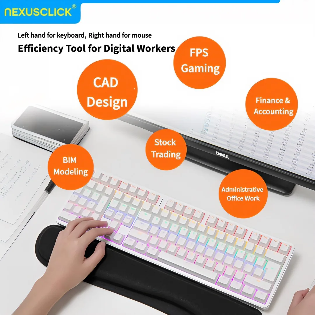 NexusClick Ergonomic Left Hand - Gaming Keyboard Number Pad avis et prix
