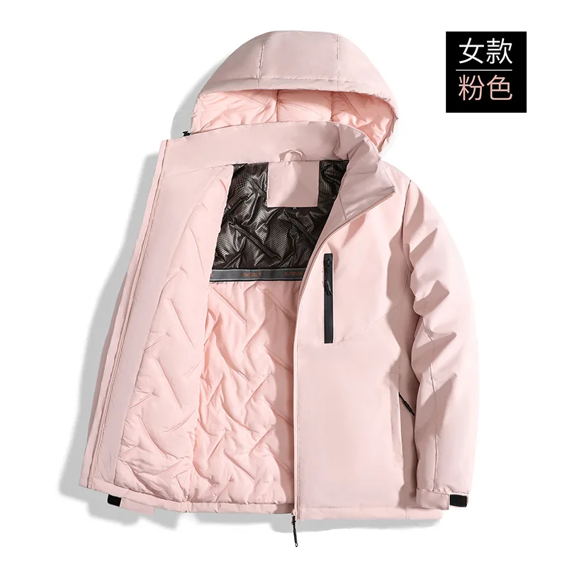 2025 Men's And Women's Cotton-Padded Jacket Warm Windproof Cold-Proof Temperature-Locking Autumn Winter Outerwear