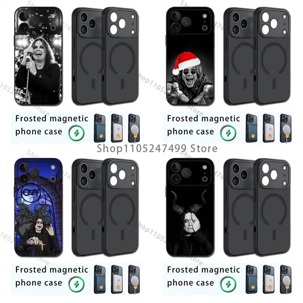 

O-Ozzy O-Osbourne Phone For iPhone 17,12,11,16,15,13,14,Pro,Max,Plus,Mini, For Magsafe,Magnetic Wireless Charging Case