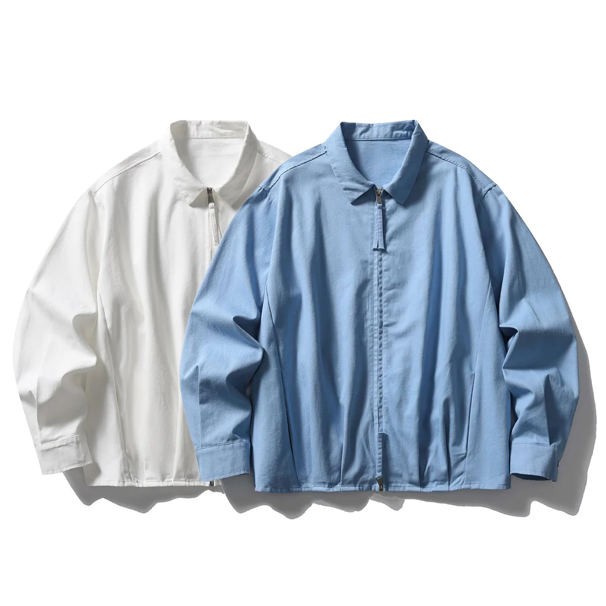 Men Teen Cityboy Outdoor Fashion Loose Casual Long Sleeve Cotton Cargo Shirts Coat Male Japan Streetwear Shirts Blouses Tops