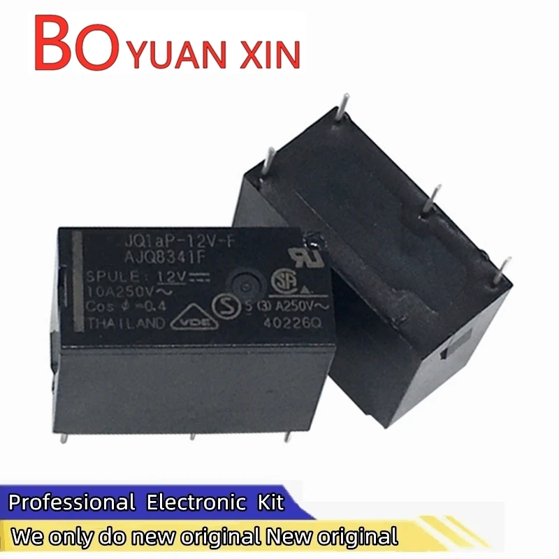 Small power relay JQ1AP-12V-F 4pin Normally open10A High load AJQ8341F Electromagnetic relays for household appliances