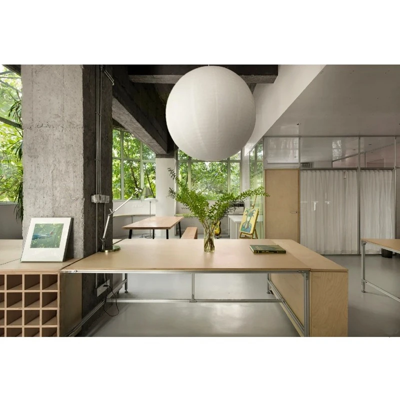 Aluminum ocean panel desk, cafe reading area designer desk