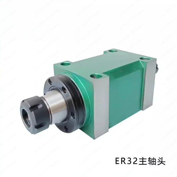 ER20 Power Head for Lathe Milling, Multi-Function Spindle Head for Drilling Tapping Slotting, CNC Tool Post