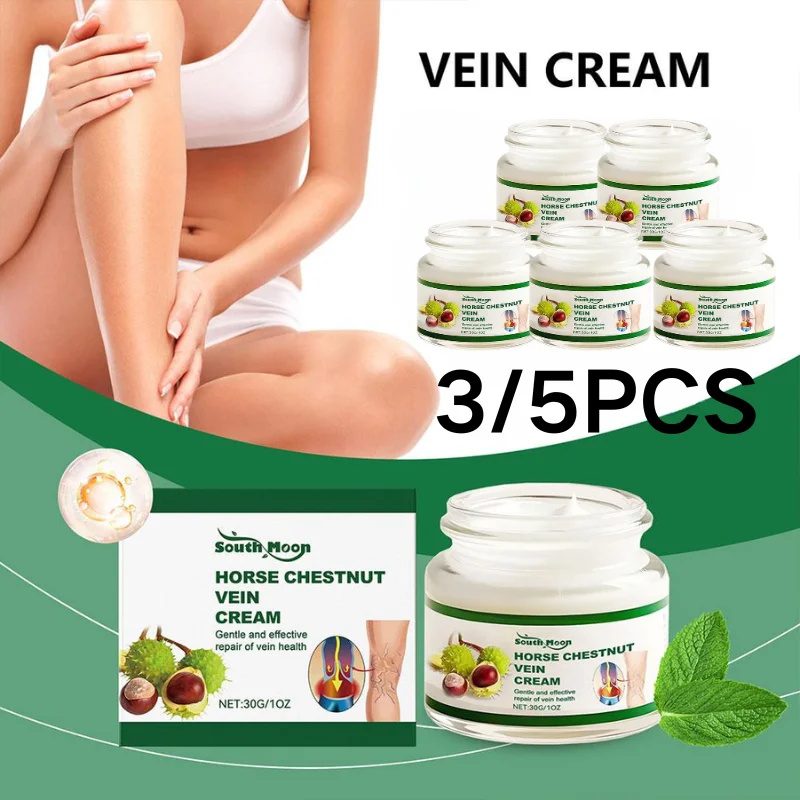 

Varicose Vein Soothing Cream Gently penetrate skin relax muscles daily massageLight non-greasy texture Portable Care Cream