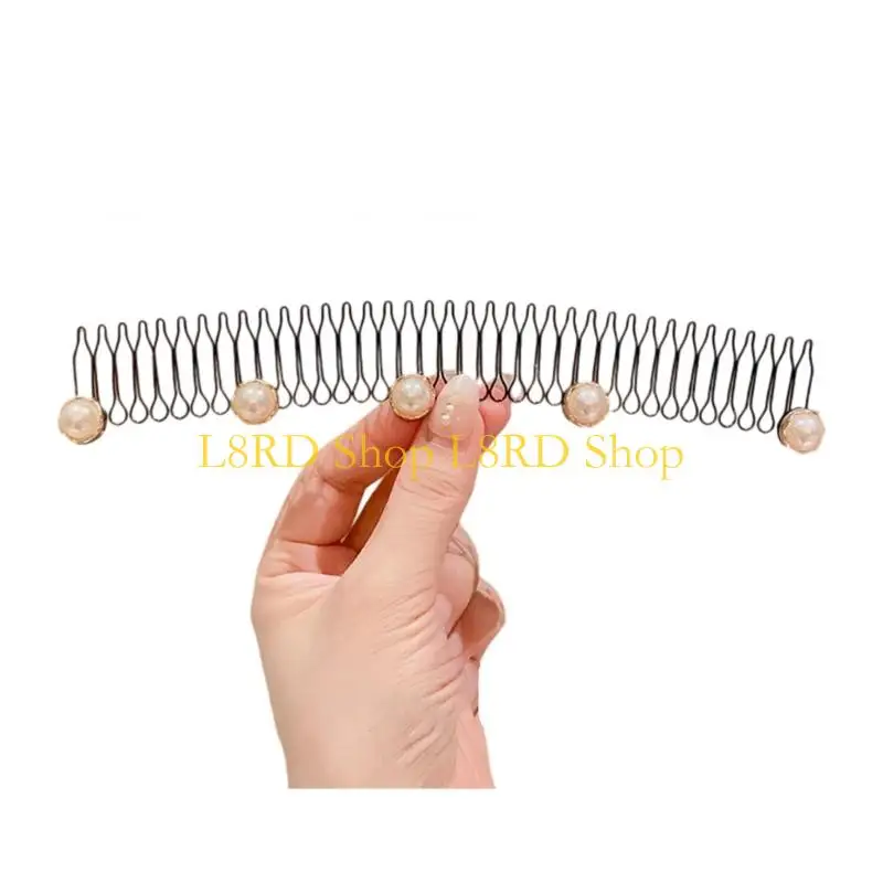 L8RD Invisible Hair Clips Flowers Hair Finishing Fixer Comb Hair Accessories for Girl