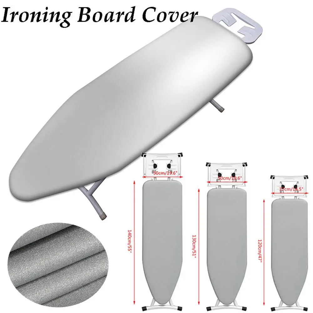 Ironing Board Cover Feat-resistant Ironing Board Cloth Cover Silver Heavy Heat Resistant Double-layer Padded Ironing Board Cover