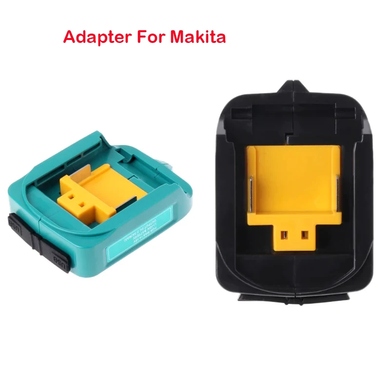 For Makita 14.4-18V Li-ion Battery Adapter ADP05 BL1815 BL1830 BL1840 BL1850 1415 USB Charger Converter  Power Adapter