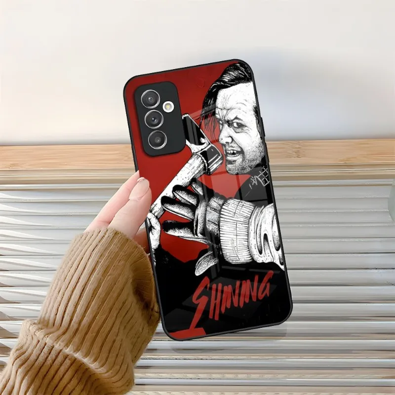 The Shining Stanley Kubrick Movie Phone Case Glass For Samsung A14 A54 A34 A52 A51 A22 A32 A72 S22 S23 Ultra Note 20 10 Pro Plus