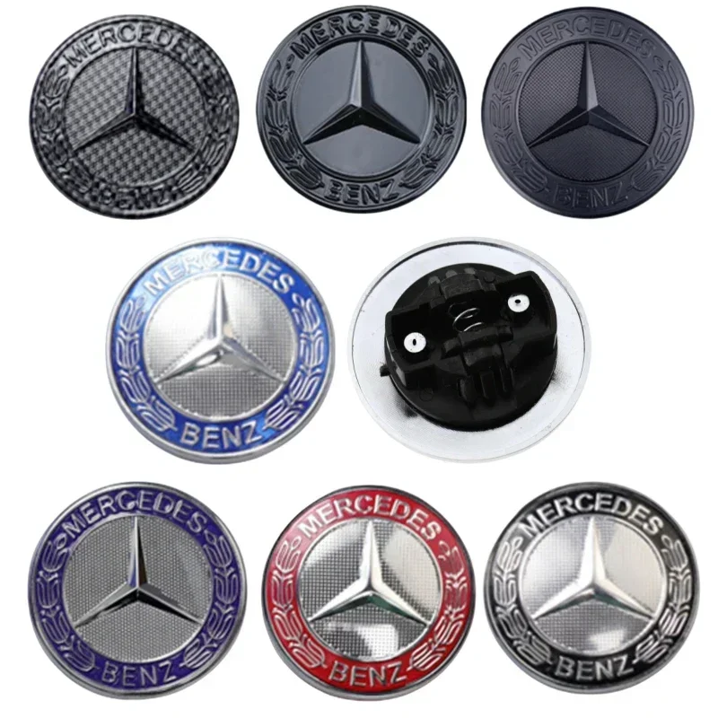 Car Front Engine Hood Bonnet Emblem Badge for Mercedes Benz W246 W176 W177 W205 W204 W212 W213 W463 W222 W221 CLS Accessories