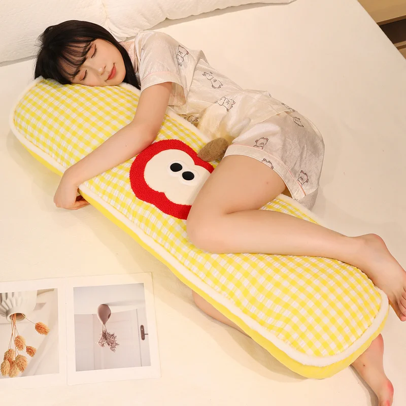 دافئ القطن محشوة متقلب التفاح ألعاب من القطيفة جميل النوم رمي وسادة Kawaii ديكور غرفة نوم الأطفال هدية عيد ميلاد