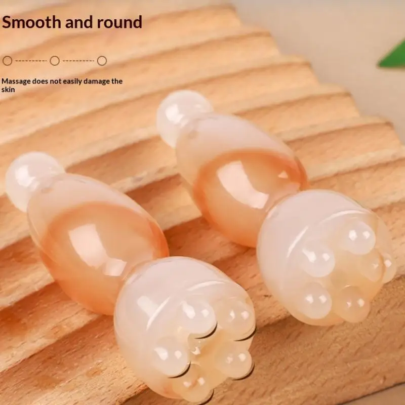 1pcds Smooth Face Massage Tool Resin Gua Sha Face Skin Care Massage Stick Lotus Seedpod Shape Massager Facial Physiotherapy Tool