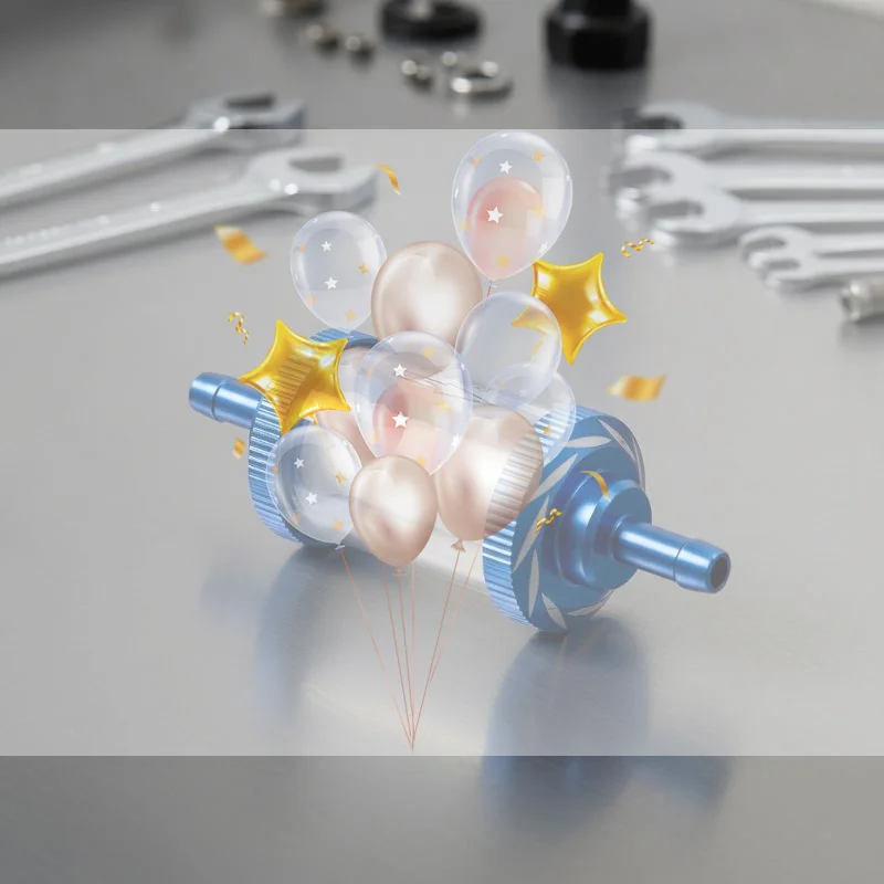 Modified 6mm Universal Inline Fuel Filter Core High Efficiency Replacement for Motorcycle Scooter Dirt Pit Bike