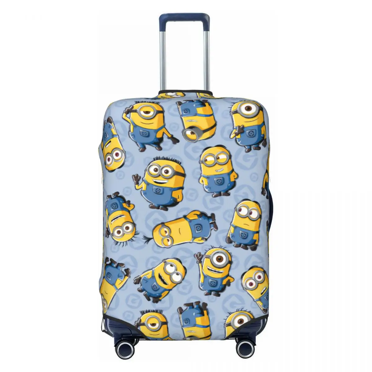 

Custom Cartoon Minions Luggage Cover Protector Cute Travel Suitcase Covers for 18-32 Inch