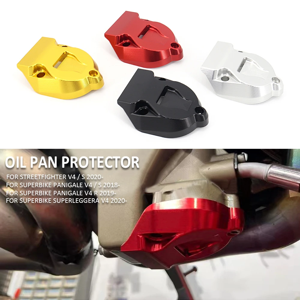 

Для Ducati Streetfighter V4 S CNC Racing Oil Pan Protector Guard, алюминиевая Нижняя защита двигателя ограждение приямка для Panigale V4 S R