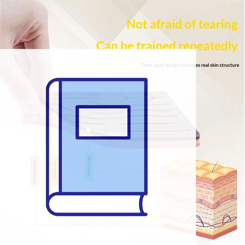 Silicone Skin Pad Suture Training Surgical Wound For Surgeon Medical Practice Training Traumatic Suture Practice Skin Use