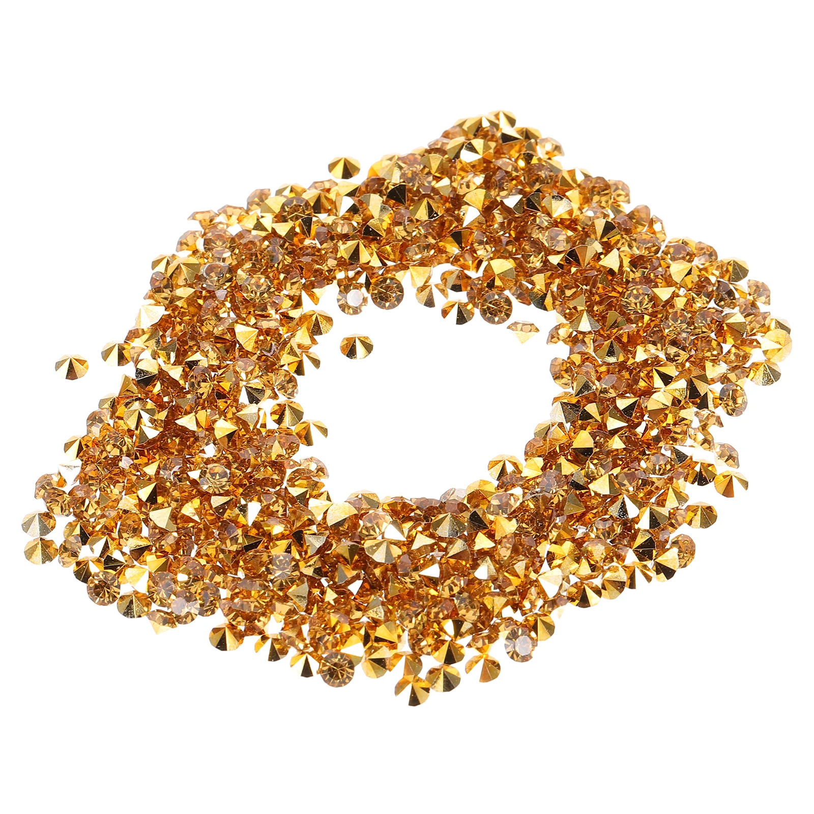 

3000 Pcs Acrylic Diamond Decorations Crafts Rhinestones for Shoes Jewelry Making Supplies DIY Transparent Design Resin Flatback