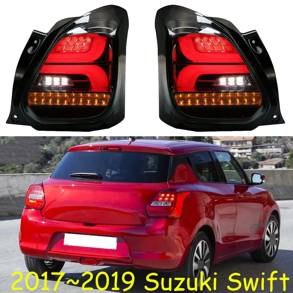 

Сделано в Тайване! Задний фонарь автомобильного бампера для Suzuki swift, задний фонарь светодиодный 2017 2018 Y, автомобильные аксессуары, Головной фонарь для Swift